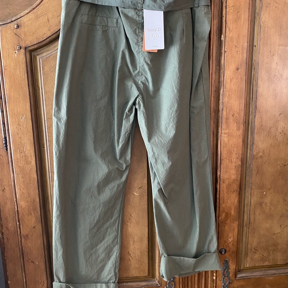 NWT made in Italy Suzy D London Cotton Pant - Picture 2 of 2